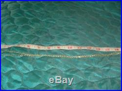 9ct gold diamond cut rope chain 35 inch