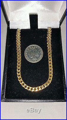 9ct gold fancy designer link chain
