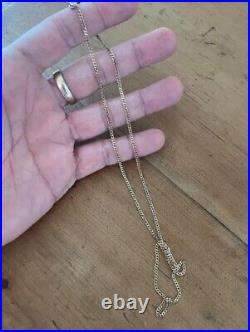 9ct gold neckless 20 inches (great condition)