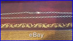 9ct gold oval link belcher chain 38.8g