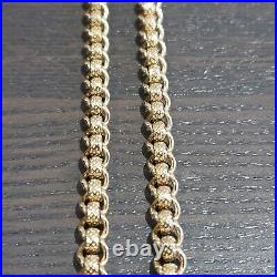 9ct gold rollerball chain