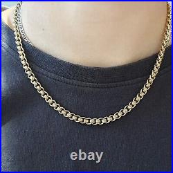 9ct gold rollerball chain