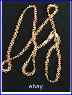 9ct gold stunning necklace 8g