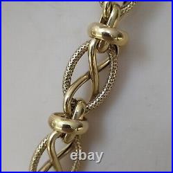 9ct gold unique ornate ladies Necklace /chain pre owned Weight 16.1 grams