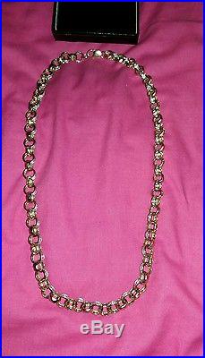 9ct gold zeronic belchers chain and bracelet