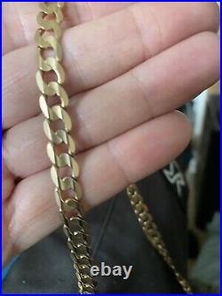 9ct solid Gold Chain heavy 31 Grams