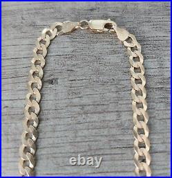 9ct solid gold curb chain 20 inch