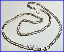 9ct yellow gold Figaro chain 5.5g