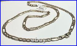 9ct yellow gold Figaro chain 5.5g