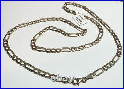 9ct yellow gold Figaro chain 5.5g