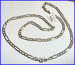 9ct yellow gold Figaro chain 5.5g