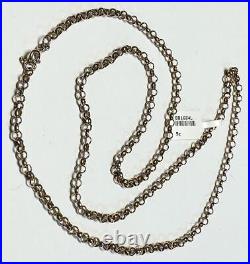 9ct yellow gold belcher chain 9.7g