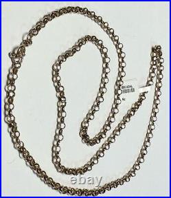 9ct yellow gold belcher chain 9.7g