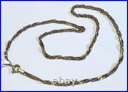 9ct yellow gold chain 4.8g