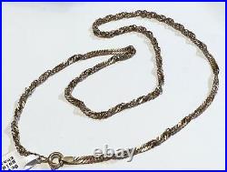 9ct yellow gold chain 4.8g