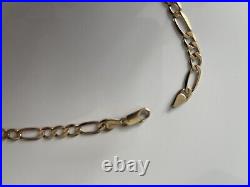 9ct yellow gold necklace chain used
