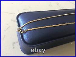A Beautiful 19 1/2 Hallmarked Solid 9ct Gold Chain / Necklace Boxed