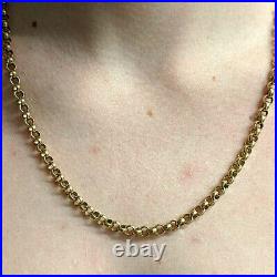 A Lovely 9ct (375) Yellow Gold Belcher Chain