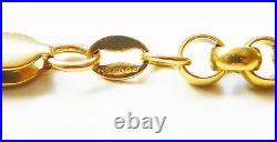A SOLID 9ct GOLD 21 23.6g 5mm BELCHER LINK CHAIN