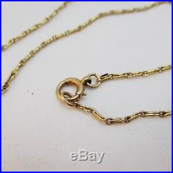 Antique 56 inch long, opera length 9ct Gold Muff Or Guard Chain