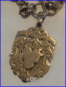 Antique 9ct Rose Gold Watch Chain Necklace C1900 Stylish & Elegant