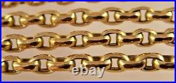 Antique Victorian 9ct gold guard / muff chain