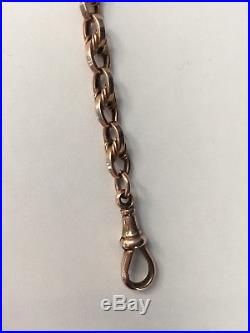 Antique Victorian Solid 9ct Gold Double Albert Watch Chain