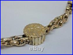 Antique circa Early 1800s 9ct gold Albert/Fob chain with T bar (Beautiful)