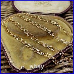 BEAUTIFUL VINTAGE 9ct GOLD CHAIN APPROX 20'' FULL HALLMARKS 5.2gm