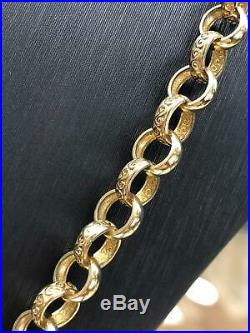 BRITISH BELCHER Chain 375 9ct GENUINE GOLD SOLID Necklace 26 8mm 46.5GR NEW