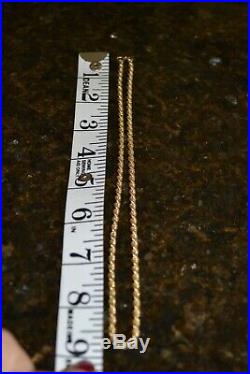 Beautiful 9ct gold hallmarked gold chain 18 6 grams (not scrap)