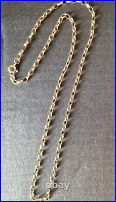 Beautiful 9ct yellow gold necklace (50cm)