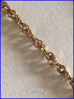 Beautiful Vintage 9Ct Solid Gold Multi link Necklace