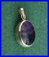 Blue John and 9ct gold pendant with 9ct gold chain