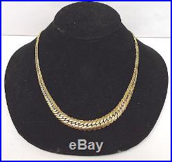 Boxed. 375 9CT GOLD 18 Italian IBB LONDON Curb Chain Necklace, 10.58g V20 C59