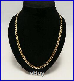 Brand New! Gents 9ct Yellow Gold Curb Chain Mens Chain