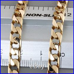 British Hallmarked 9 ct Gold Heavy Tight Link Curb Chain 26 RRP £1595 BBN6
