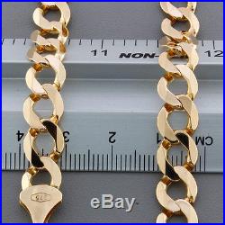British Hallmarked 9 ct Gold Solid Italian Curb Chain 20 44.9 G RRP £1720 BAC11