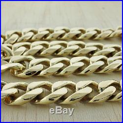 British Hallmarked 9ct Gold Extra Heavy Curb Chain 23 326 G RRP £12500 GH6