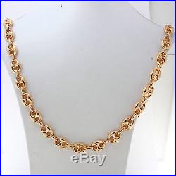 British Hallmarked 9ct Gold Heavy Gucci Link Chain 24 RRP £1385 ER1