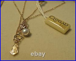 Clogau 9ct Gold Tree Of Life Pearl Pendant With 20 Belcher Chain