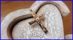 Clogau 9ct gold and welsh gold tree of life cross/pendant (no chain)