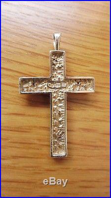 Clogau 9ct gold and welsh gold tree of life cross/pendant (no chain)
