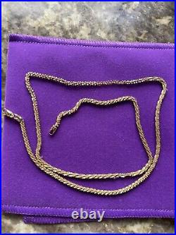 Couture 9ct gold chain 16 inch