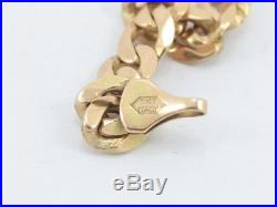 Curb Chain Necklace Solid 9ct Gold Ladies Men's Italian 375 Heavy C27