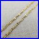 Dainty & Fine 9ct Yellow Gold Anchor Mariner Chain Necklace 16 18 20 22 24