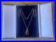 David Scott Walker Rose Gold 9ct blue John and agate Fob And Long Chain