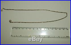 FINE, ANTIQUE VICTORIAN 9 CT GOLD CHAIN, BEAUTIFUL LINKS, 3.22 grams