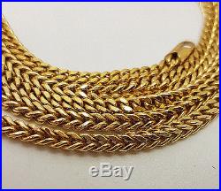 Fabulous 9ct Gold 32 Foxtail Link Chain Necklace. Goldmine Jewellers