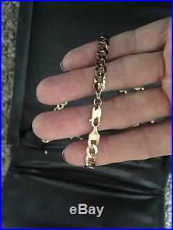 Fully Hallmarked 20 Inch 9ct Gold Curb Chain